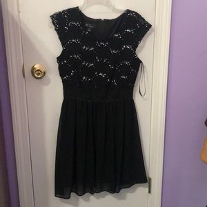 Black formal dress